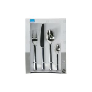 Amefa 24-Piece Moderno Cutlery Set Silver